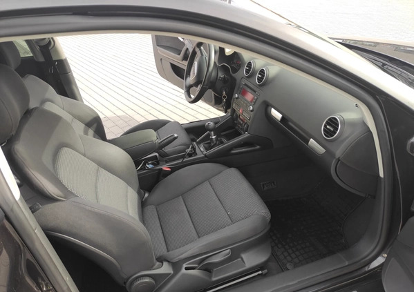 Audi A3 cena 20400 przebieg: 254422, rok produkcji 2008 z Gdańsk małe 154
